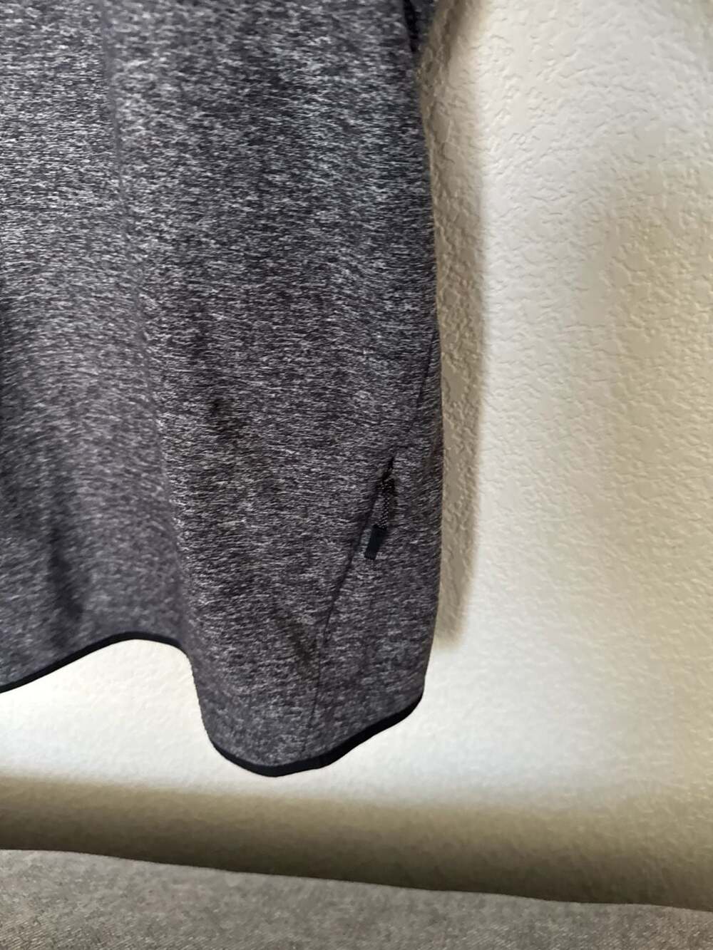 Lululemon Men's Gray Quarter Zip Running Hoodie Performance Pullover M - Picture 11 of 11